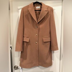 Womens Cashmere Italian Imported Tan Coat